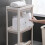 Refillable Laundry Bottle 1000ml NonLeak Plastic Detergent Dispenser with Label White 2