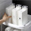 Refillable Laundry Bottle 1000ml NonLeak Plastic Detergent Dispenser with Label White 4