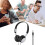OverEar Wired PC Headphones with Foldable Noise Cancelling Mic for Computer Mobile Tablet White 2