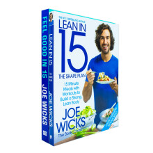 Lean in 15 The Shape Plan (Hardcover) & Feel Good In 15 By Joe Wicks 2 Books Set