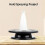 Rotating Cake Turntable 11 Inch Plastic Stand for Icing, Pastry and Cupcake Decorating White 2