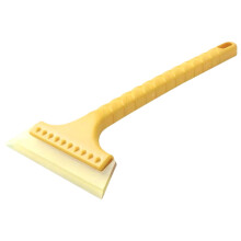Heavy Duty Car Ice Scraper with Extended Edge and Ergonomic Grip for Windshield Snow Removal