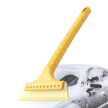 Heavy Duty Car Ice Scraper with Wide Coverage Blade and Ergonomic Grip for Winter Snow Removal