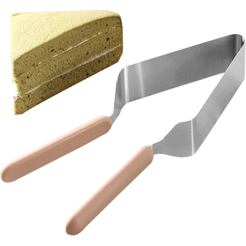 Cake Slicer Cutter Stainless Steel Cake Server with Swing Handle for Precise Even Cuts 27x5cm 1