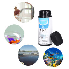 50 Stück 7-in-1 Wasserteststreifen, pH, Chlor, Härte, Aquarium