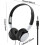 Wired OverEar Computer Headset with Noise Cancelling Mic, Foldable Headphones for PC, Mobile, Tablet, White 4