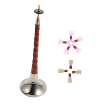 Rosewood Chinese Suona Instrument Set D Key, Warm Natural Tone, Beginner Friendly Playability