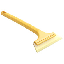 Extra Wide Car Ice Scraper for Windshield with Ergonomic NonSlip Grip and Durable Silicone Blade