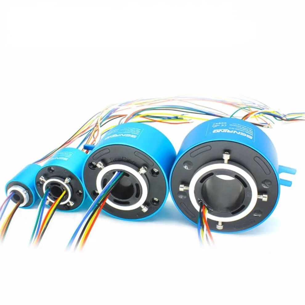 Through Hole Slip Ring 8Mm 12Ch 5A Hollow Shaft Design 360 Rotation Reliable Power And Signal Transfer 9365369575530