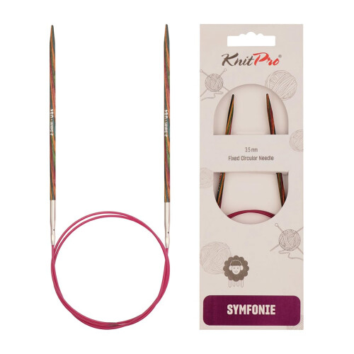 KnitPro Symfonie Fixed Circular Needles 16" (40cm) | 3.50mm
