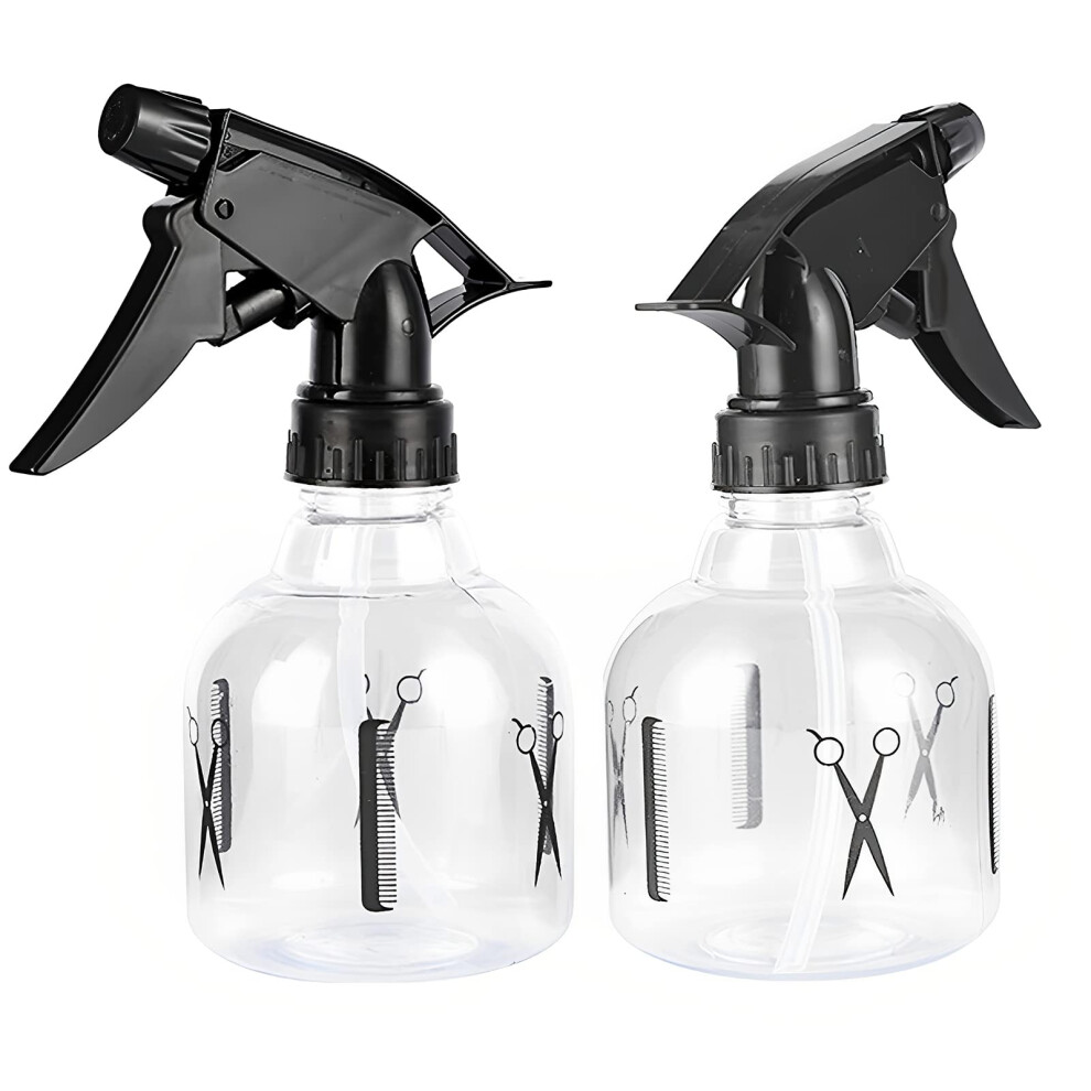 Takfree Unisex Misting Spray Bottle, 250Ml Empty Water Hair Mist Spray Bottle Refillable Trigger Sprayer Plastic Sprays Bottles For Hair Styling Travel Plants-2Pcs