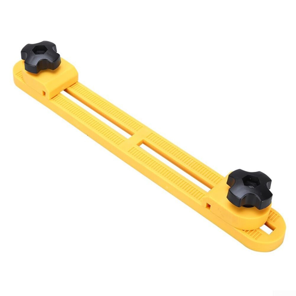 Circular Saw Guide With Adjustable Cutting Clamp For 46 Inch Dust Cutters, Abs, Yellow 9365369575615