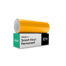 Cricut Joy Smart Permanent Adhesive Vinyl | 14 cm 3 m | Maize Yellow | Self-Adhesive Vinyl Roll | Ideal for Customising Mugs, Labels, Cards & DIY C
