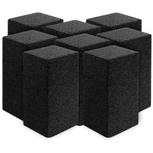 8 Pack Grill Cleaning Brick Bulk, Heavy Duty Grill Pumice Stone Brick 20 x 10 x 9 cm Reusable Cleaning Grill Stone for Home Restaurant Griddles, Flat