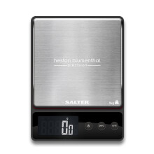 Heston Blumenthal Precision by Salter Digital Kitchen Scales - Premium Compact Baking/Cooking Scale, For Weighing Food/Coffee and Liquid, 0.5 g Incre