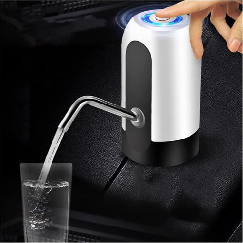 Automatic USB Water Dispenser Pump with One Button Start and LED Light for 5 Gallon Bottles 1