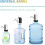 Automatic USB Water Dispenser Pump with One Button Start and LED Light for 5 Gallon Bottles 5