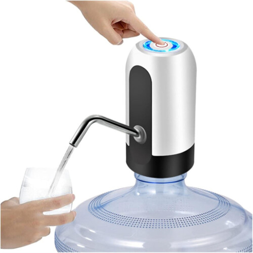 Automatic USB Water Dispenser Pump with One Button Start and LED Light for 5 Gallon Bottles 2