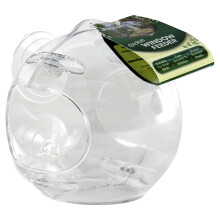 Peckish 60051263 Window Bird Feeder, Natural, 14.0 cm*12.5 cm*12.5 cm
