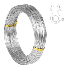18 Gauge 1mm Aluminum Craft Wire, 165 Feet Bendable Metal Wire for Scu