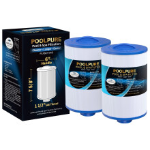 POOLPURE 6CH-940 Spa Filter Replaces PWW50P3(1 1/2" Coarse Thread), 817-0050, Filbur FC-0359, 25252, 03FIL1400, Waterway Front Access Skimmer, Screw