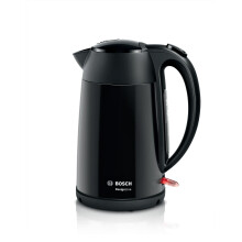 Bosch DesignLine TWK3P423GB Stainless Steel Cordless Kettle, 1.7 Litres, 3000W - Black