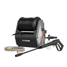 Giraffe Tools Wall Mounted Pressure Washe Essential, Max 2400 PSI, 2.0 GPM Electric Power Washer with 30M Retractable Hose, 500 ML Foam Cannon, 0-40
