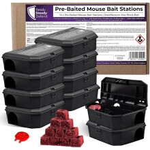 Pre-Baited Mouse Boxes - (10 Packs of 10g)