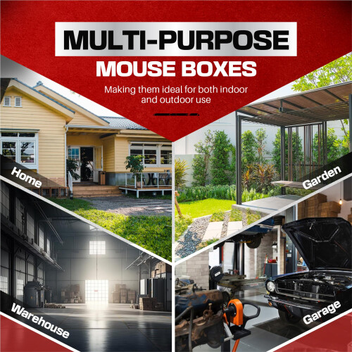 Pre-Baited Mouse Boxes - (10 Packs of 10g) 2