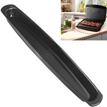 zhongko 15 Inch Grill Drip Tray, Replacement Grease Collector Drip Pan for George Foreman Grills Heat-Resistant Large Capacity Easy-to-Clean Catcher