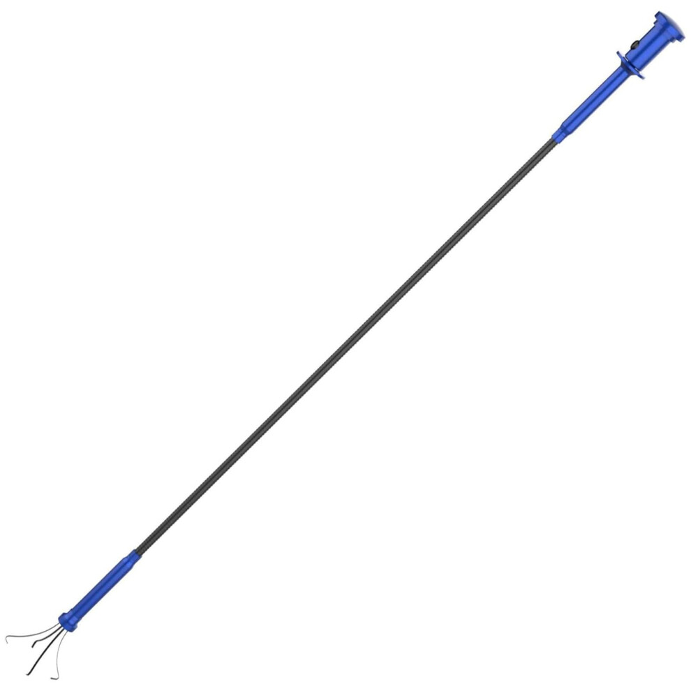 Housolution Grabber Tool Magnetic Four-Claw Picker, Bendable Hose Reacher Pickup Sweeper With Led Lights, Flexible Long Handy Reaching Assist Tool Fo