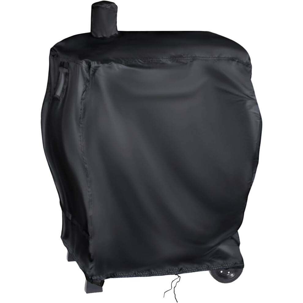 Bbq Barbecue Cover, 420D Charcoal Portable Waterproof Oxford Fabric Cloth Heavy Duty Uv Protected For Garden Party Cooking(Xl Smoker Cover) 93118804