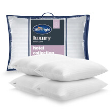 Silentnight Hotel Collection Pillows 4 Pack - Luxury Hotel Quality Pillows Soft Medium Support for Back and Side Sleepers Comfy Supportive - Hypoalle