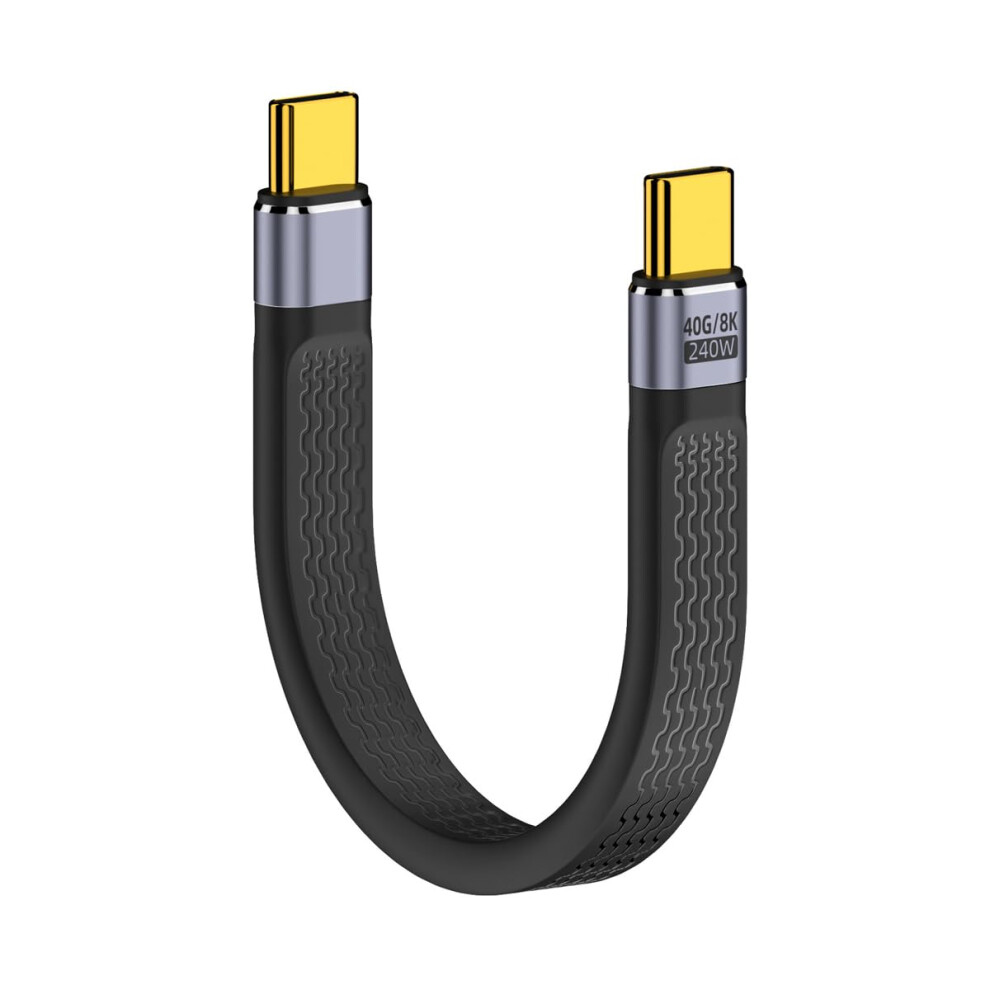 Usb4 240W Typec To Typec Cable 40Gbps Data Transfer 8K Dual Display For Laptop And Phone 9044945576788