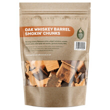 Green Olive Firewood - Whiskey Wood Chunks for Smoking, 5L (approx 1.4kg) BBQ Wood chunks Ideal for use In BBQ's or Smokers - Flavoured Large Chips f