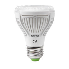 SANSI 10W LED Grow Light for Indoor Plants, 150W Equivalent Full Spectrum E27 Plant Growing Light Bulb 4000K for Seedlings Germination (PPF: 16μmol/s