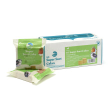 Suet Cakes for Wild Birds, Wild Bird Food for Small Birds with Dried Mealworms, Peanuts, Millet Seeds, and Rapeseeds, Individually Wrapped in Recycla