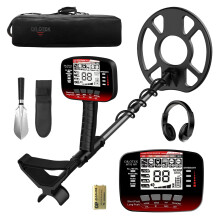 DR.ÖTEK Metal Detector for Adults & Kids, Upgraded Waterproof Gold Detector with Pinpoint & Terrain Modes, One-Click Quick Matching, 6 Modes, Higher