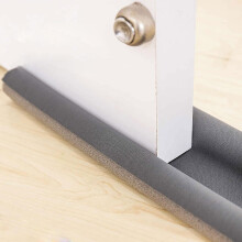 4 Pcs Double Sided Door Draft Stopper and Soundproof Door Sweep, Under Gap Filler, 93cm White