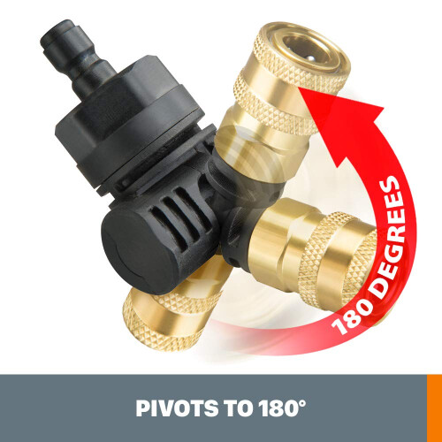 WORX WORX Plastic WA4039 Hydroshot Pivot Nozzle Accessory, Black 2