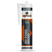 MyPond MS300 Marine Sealant, Window Sealer, Pond Sealer for Leaks Concrete Glass Metal, MS Polymer Adhesive 4x Stronger than Aquarium Silicone Caulki