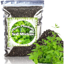 Organic Potting Soil Mix for All Indoor & Outdoor Small Containers Including Herbs, Vegetables, and Flowers 1L