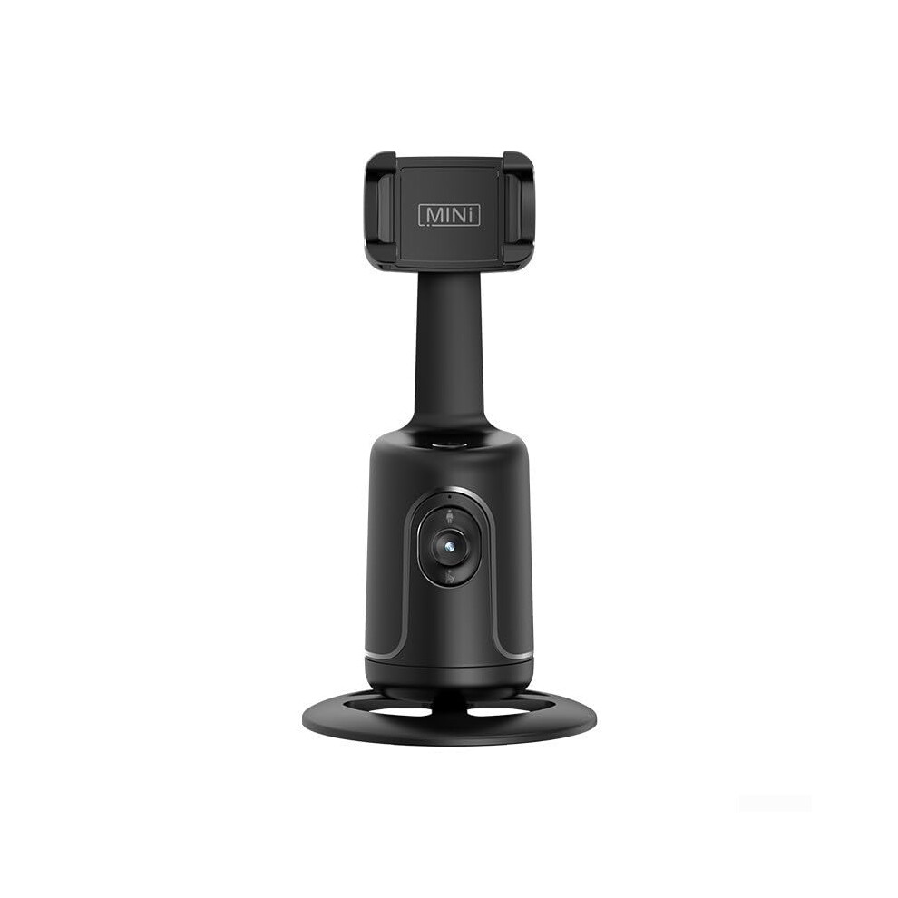 Phone Tracking Tripod With 360 Rotation Auto Face & Body Tracking For Video Recording, Live Streaming, Vlog (Black) Black 9174973707585