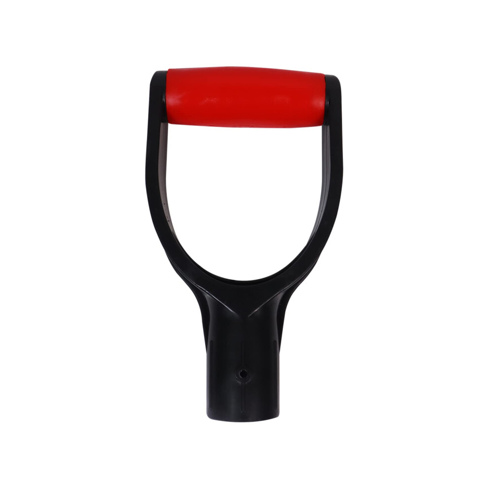 D Shaped Plastic Shovel Handle,Garden Grip Spade Handle Replacement 32mm Inner Diameter Plastic Spade Digging Raking Tools Red-image-OPC-PR5PNHB-NEW