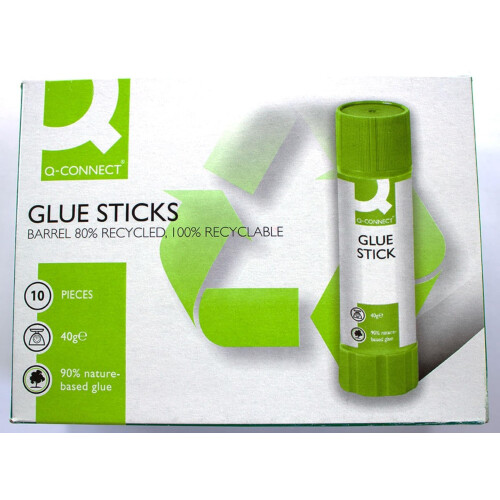 Q-Connect 40gm Glue Stick (Pack of 10) 2