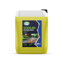 JOVS Sodium Hypochlorite 20 L - High Strength (14-15%) Brick, Driveway & Patio Cleaner - Stain Removal | Bleaching Agent | Odour Removal.