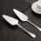 Stainless Steel Cake Server and Pizza Cutter with Ergonomic Handle, 10pcs Thin Style 5