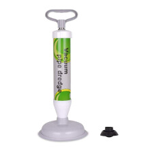 XREXS Drain Buster Toilet Air Plunger, Powerful Drain Plunger with 2 Suction Cups, Suitable for Toilet (Large Suction Cup), Bathtub/Shower/Sink (Smal
