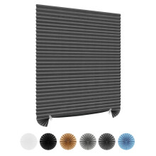 No Drill Blinds Non-woven Fabric Cut to Size Blackout Thermal Easy Fit Self Adhesive Stick On Pleated Temporary Shades Clip In Paper Blinds for Windo