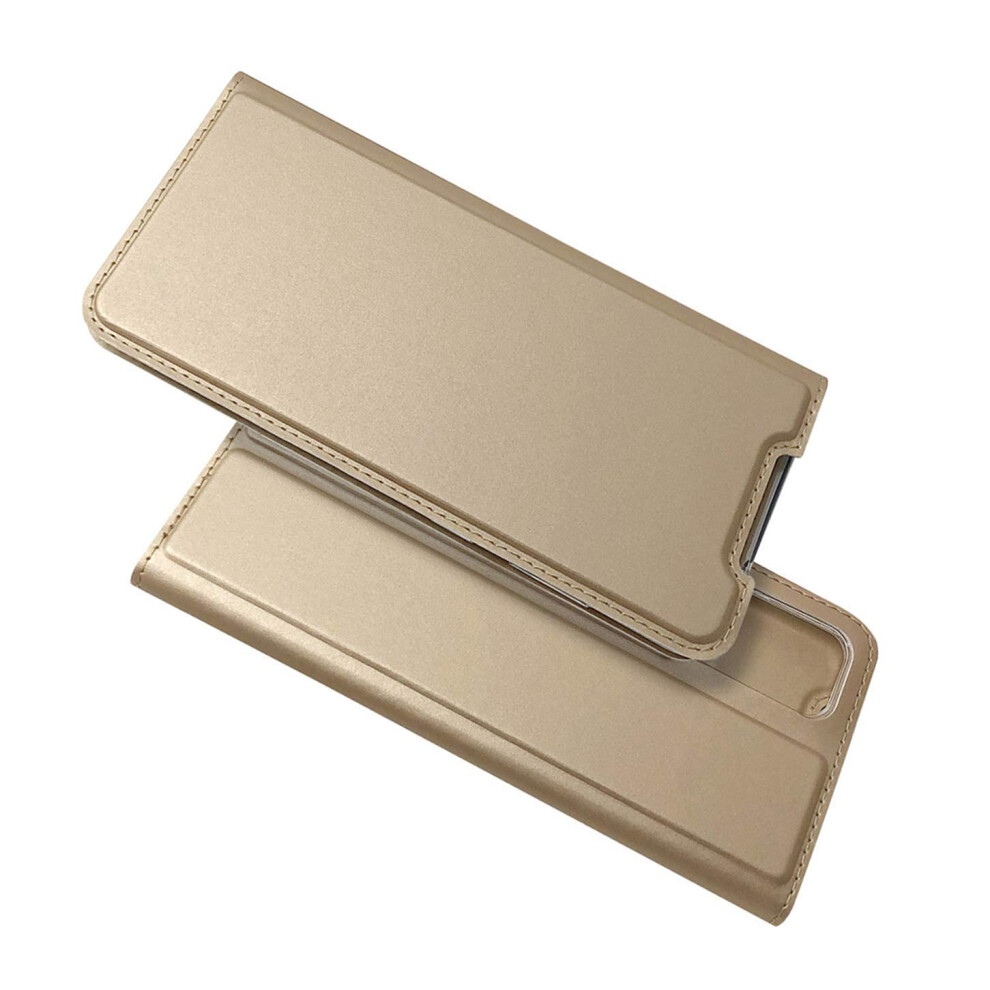 Glitter Pu Leather Flip Wallet Cover With Card Slot Magnetic Closure Shockproof Plating For Galaxy A31 Gold 9174973708131